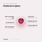 LUMARA LED Light Therapy Mask — Salon-Grade Red Light at Home