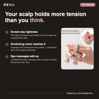 Your scalp holds the day's tension