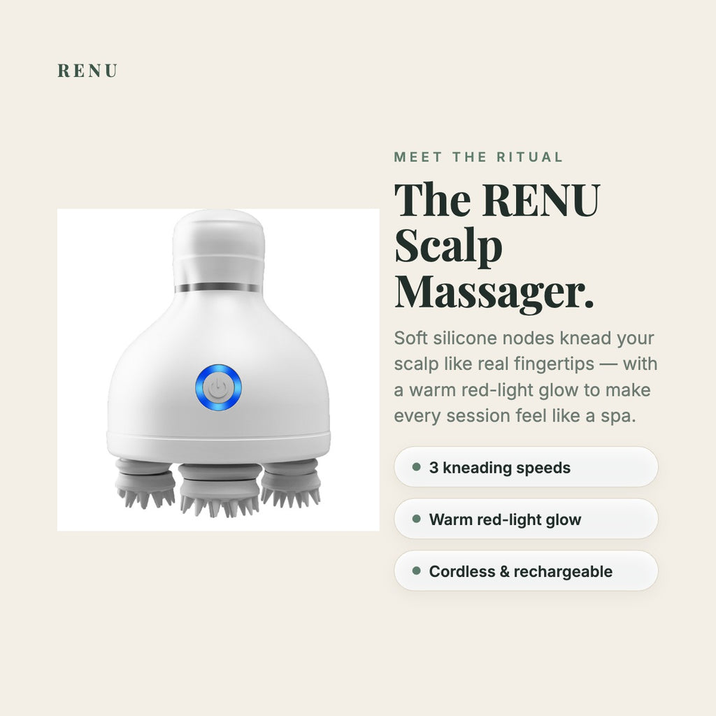 Meet the RENU Scalp Massager