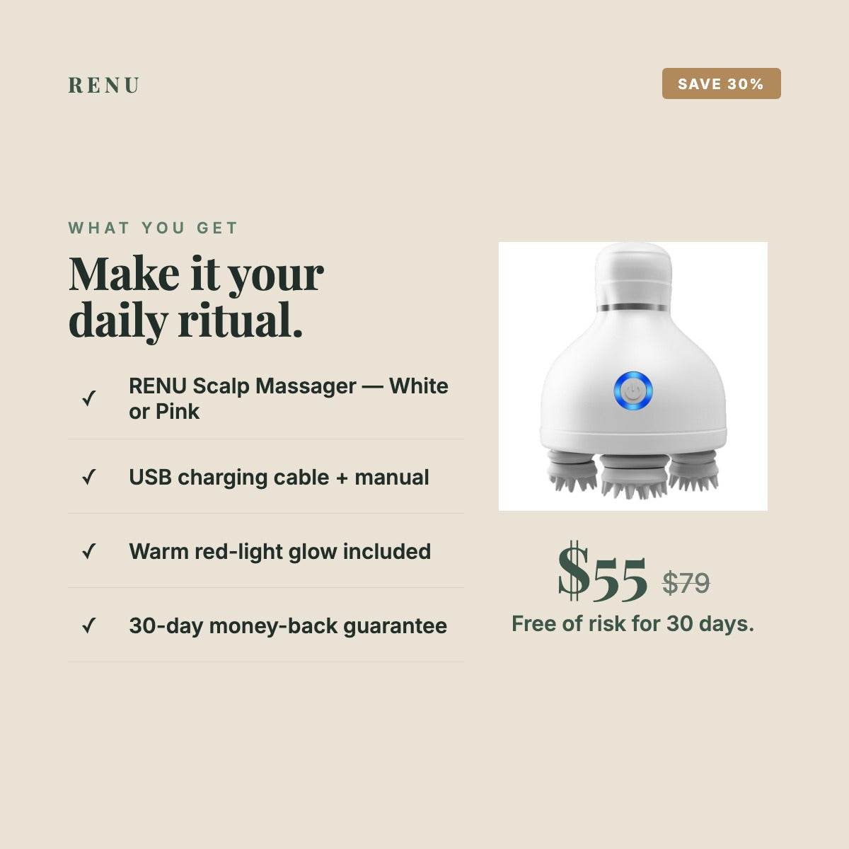 Make it your daily ritual — what you get